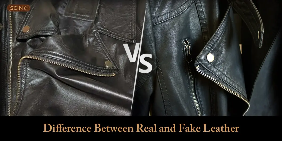 Real vs fake Leather. How to spot faux Leather jacket material 